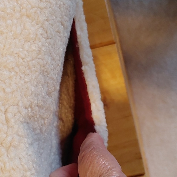 🍁NWOT Quilted Taupe & Sherpa handbag - Picture 4 of 12